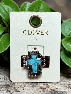 Clover Western Cross Ring Adjustable